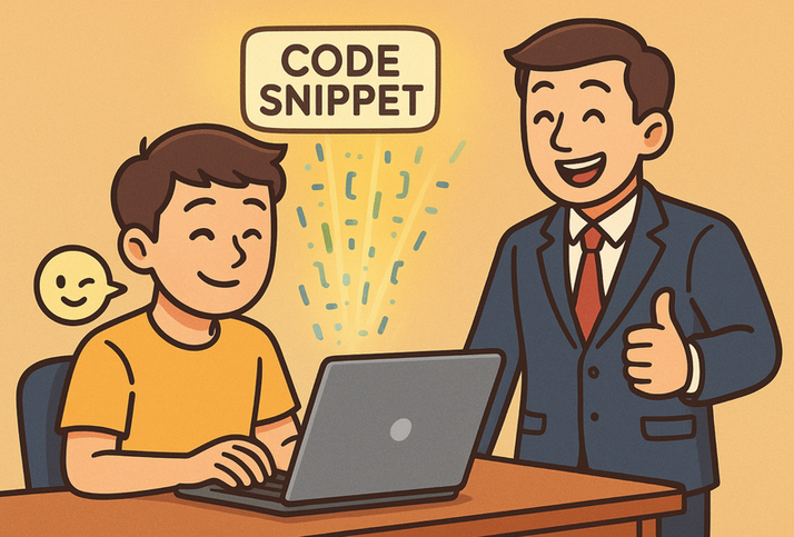 An illustration of developers reusing experience from high-quality code snippets